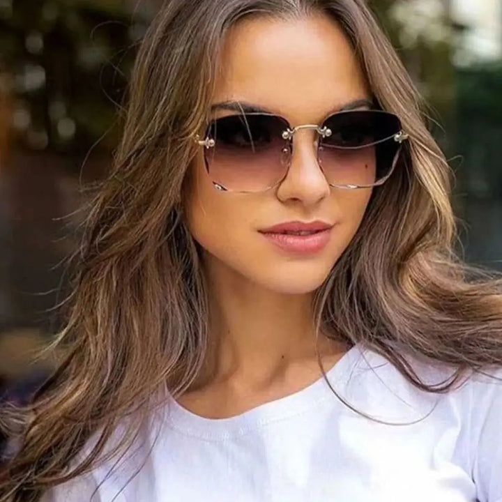 Square Gradient Sunglasses Sunglasses Trendsi styleA One Size