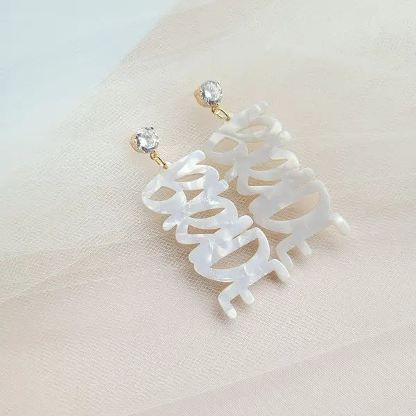 Bride Earrings Earrings Spiffy & Splendid