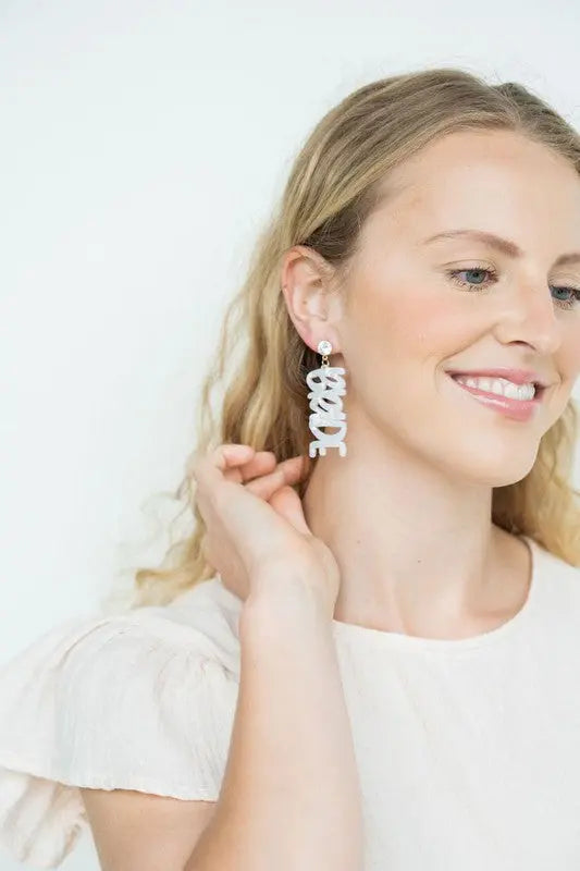 Bride Earrings Earrings Spiffy & Splendid