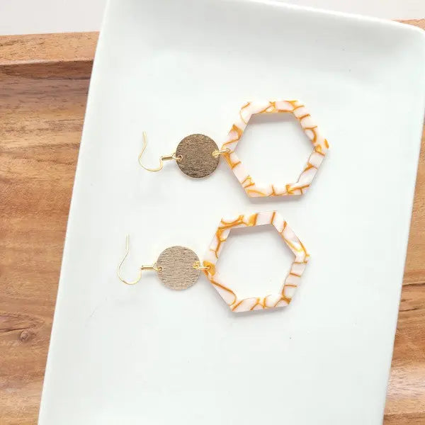 Lennox Earrings - Pumpkin Spice Spiffy & Splendid