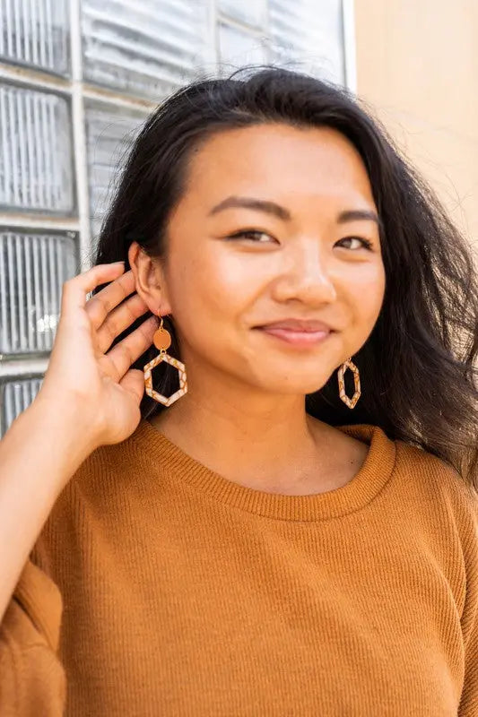 Lennox Earrings - Pumpkin Spice Spiffy & Splendid