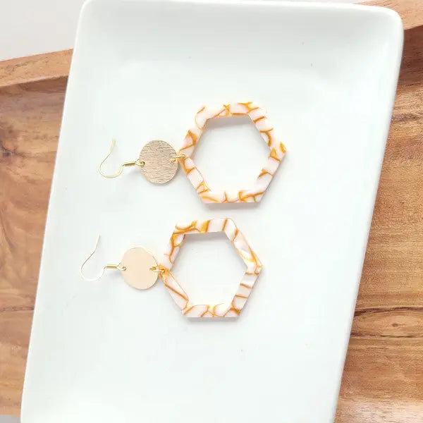 Lennox Earrings - Pumpkin Spice Spiffy & Splendid