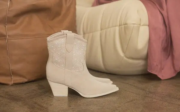 OASIS SOCIETY Cannes - Pearl Studded Western Boots Oasis Society