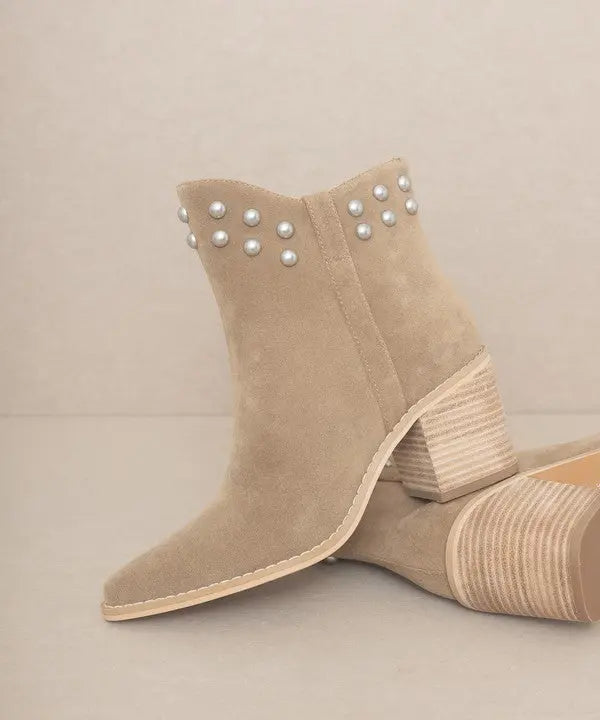 OASIS SOCIETY Alofi - Studded Collar Booties Oasis Society