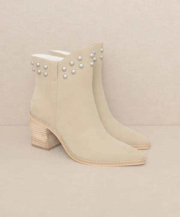 OASIS SOCIETY Alofi - Studded Collar Booties Oasis Society