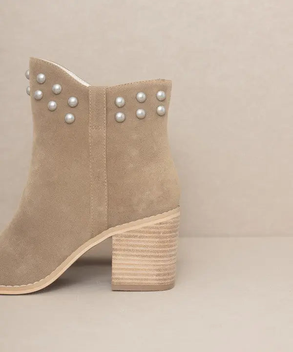 OASIS SOCIETY Alofi - Studded Collar Booties Oasis Society