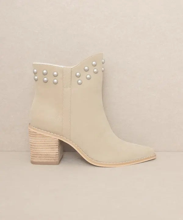 OASIS SOCIETY Alofi - Studded Collar Booties Oasis Society TAUPE 6
