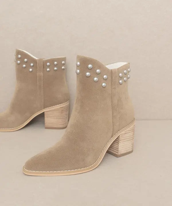 OASIS SOCIETY Alofi - Studded Collar Booties Oasis Society