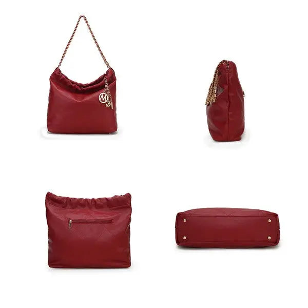 MKF Celestine Quilted Shoulder Bag by Mia K MKF Collection by Mia K