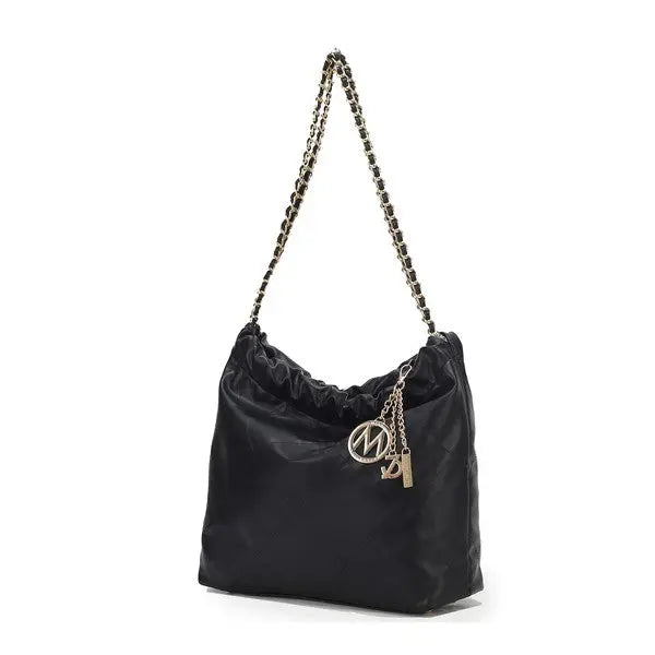 MKF Celestine Quilted Shoulder Bag by Mia K MKF Collection by Mia K Black One Size