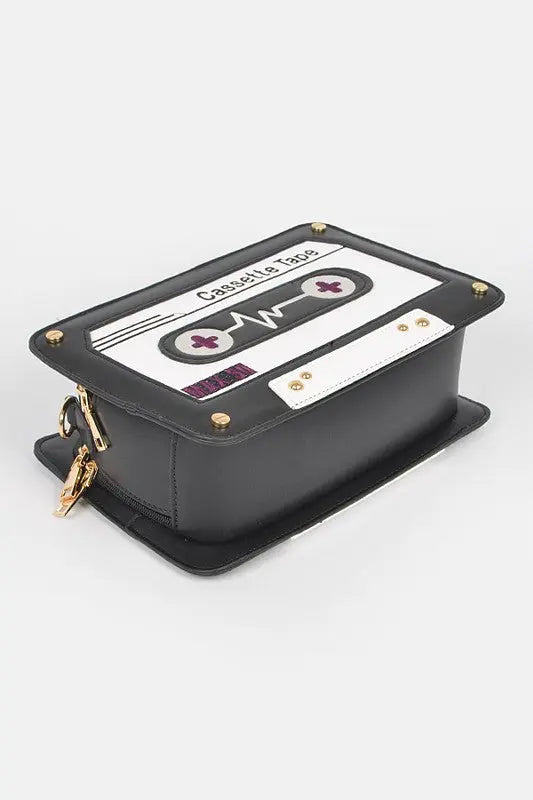 Cassette Tape Novelty Crossbody Bag Artini Accessories