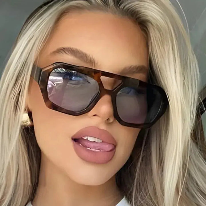 Square Frame Fashion Sunglasses Sunglasses Trendsi styleA One Size