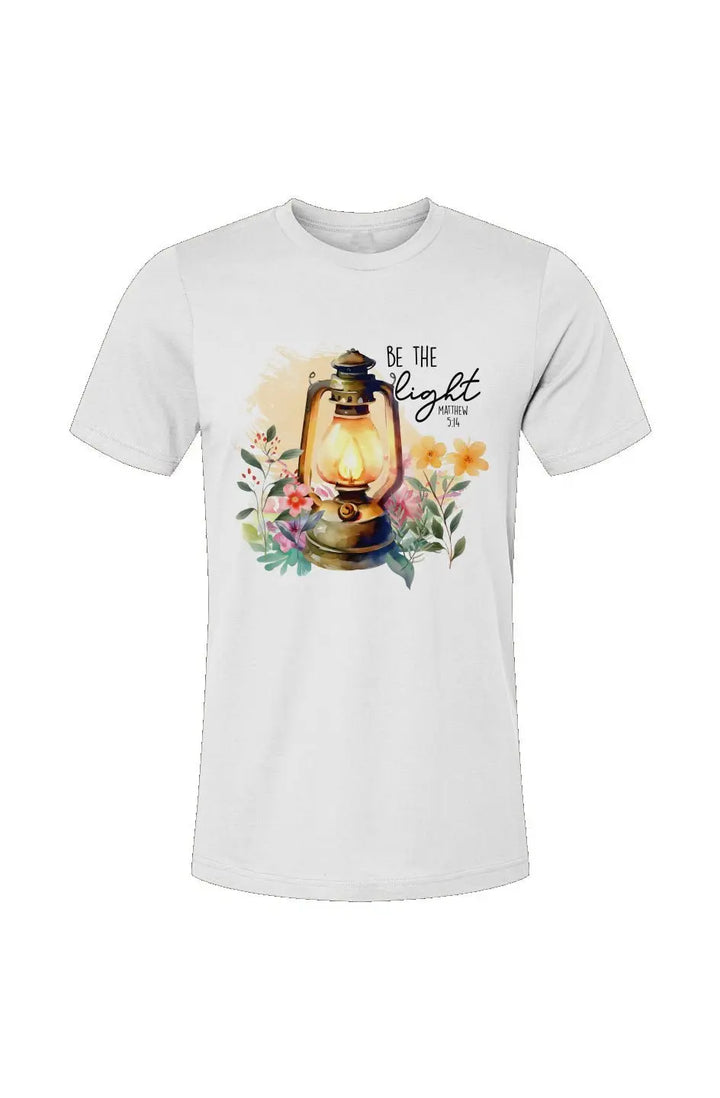 Unisex Be a Light T-Shirt Shirts & Tops Apliiq XS White 