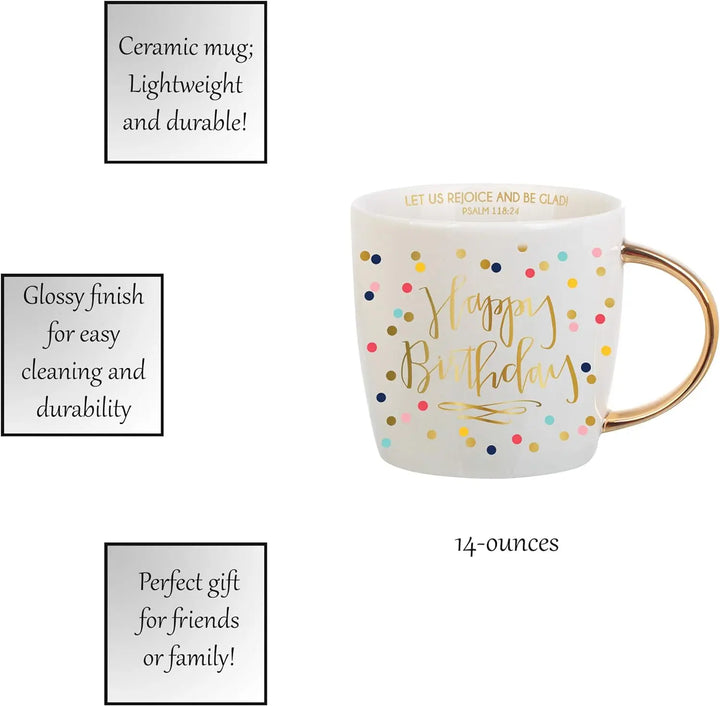 Happy Birthday Mug - Psalm 118:24 Mugs Faithworks   