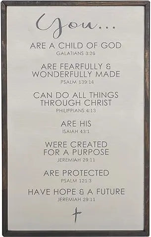 Affirmation Wall Sign Home Decor & Gifts Faithworks   