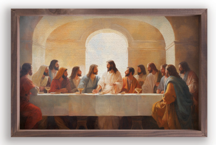 Last Supper Framed Art