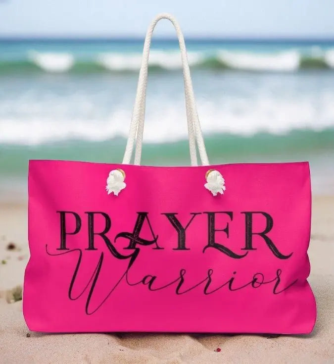 Prayer Warrior Tote Bag Totes Grey Coco   