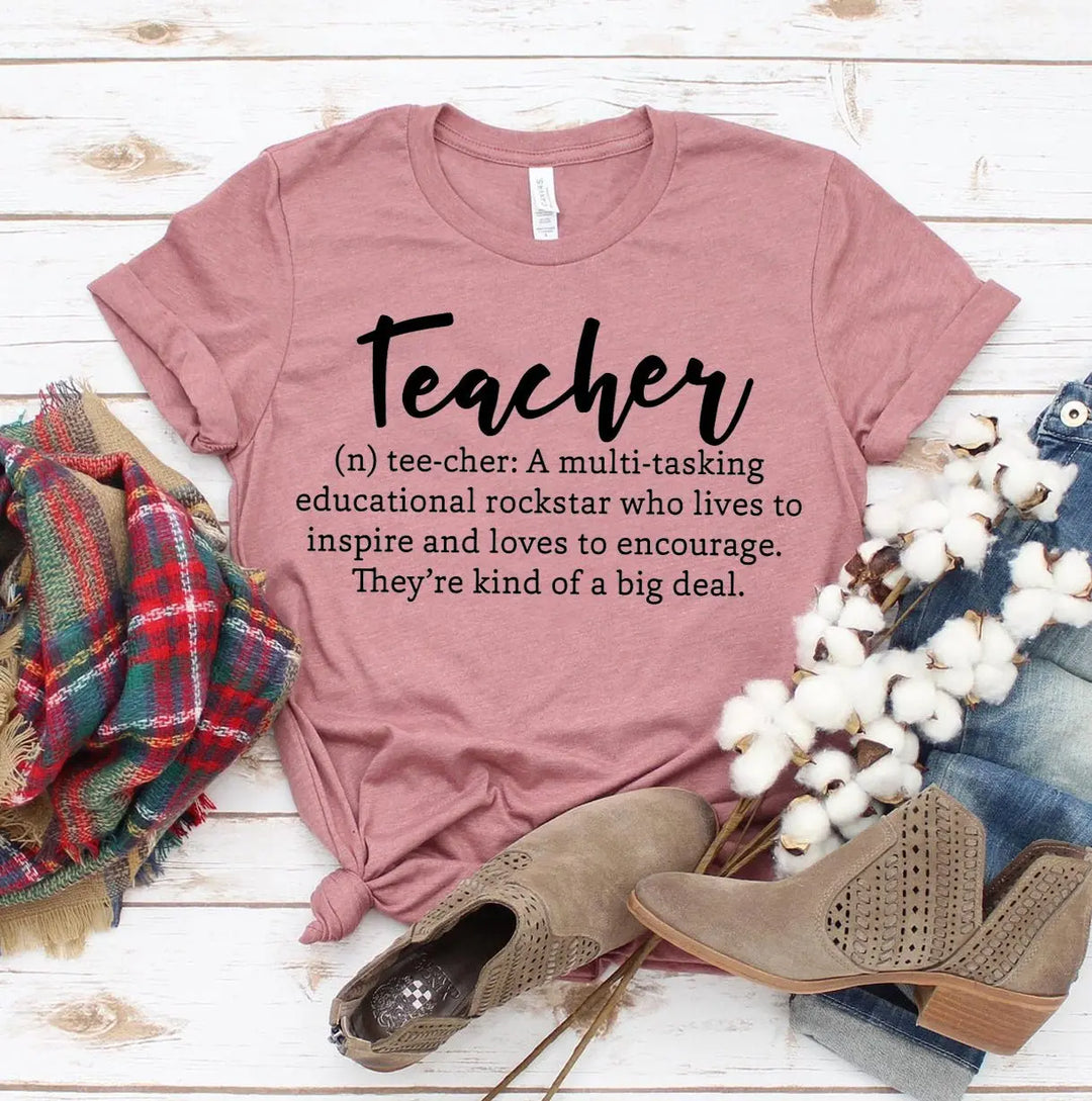 Teacher Definition T-Shirt Shirts & Tops Agate   