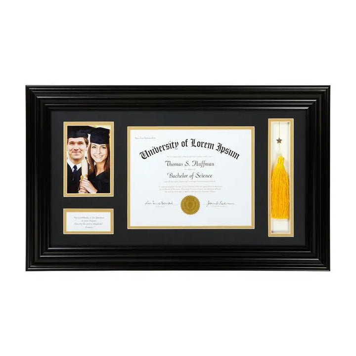 Graduation Keepsake Wall Decor Home Decor & Gifts Faithworks Black Thoreau 