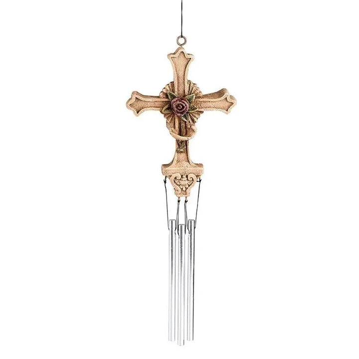 Hayes Parker Windchimes Home Decor & Gifts Faithworks Rose of Sharon Cross  