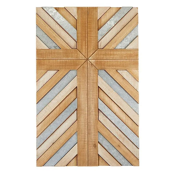 Plank Cross - Wood & Metal Home Decor & Gifts Faithworks   