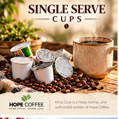 HOPE Coffee Single Serve Cups Coffee Kimz Cove