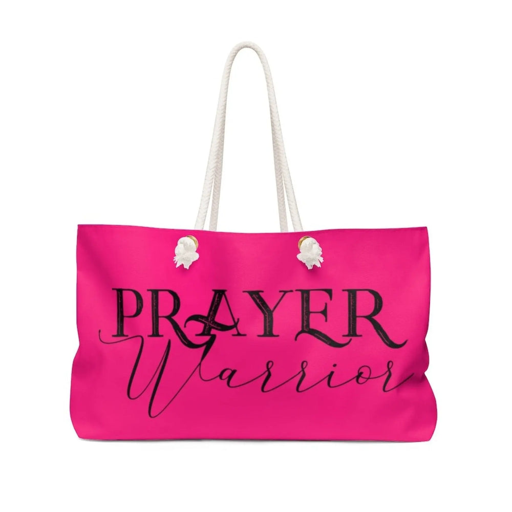 Prayer Warrior Tote Bag Totes Grey Coco   