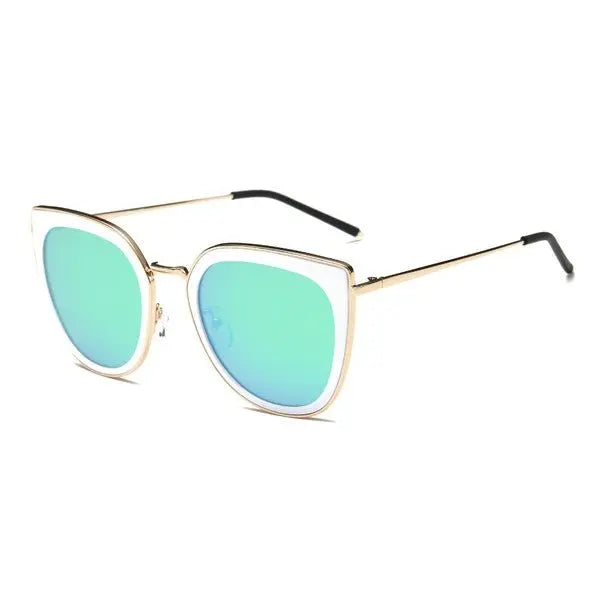 Women Polarized Cat Eye Fashion Sunglasses Sunglasses Cramilo Eyewear Green One Size 