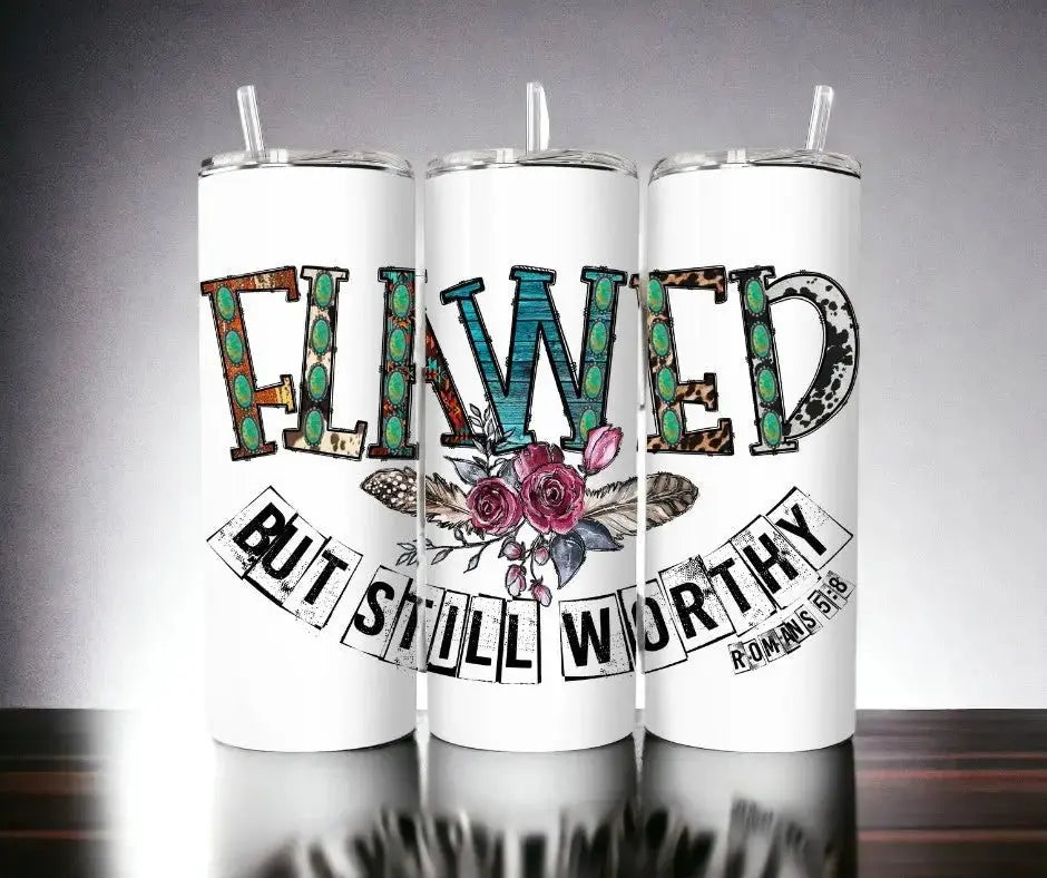 Faith-Based Tumblers Tumblers Kimz Cove 20oz. Skinny Tumbler Flawed 