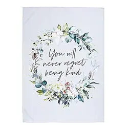 You Will Never Regret Fabric Banner Home Decor & Gifts Faithworks   